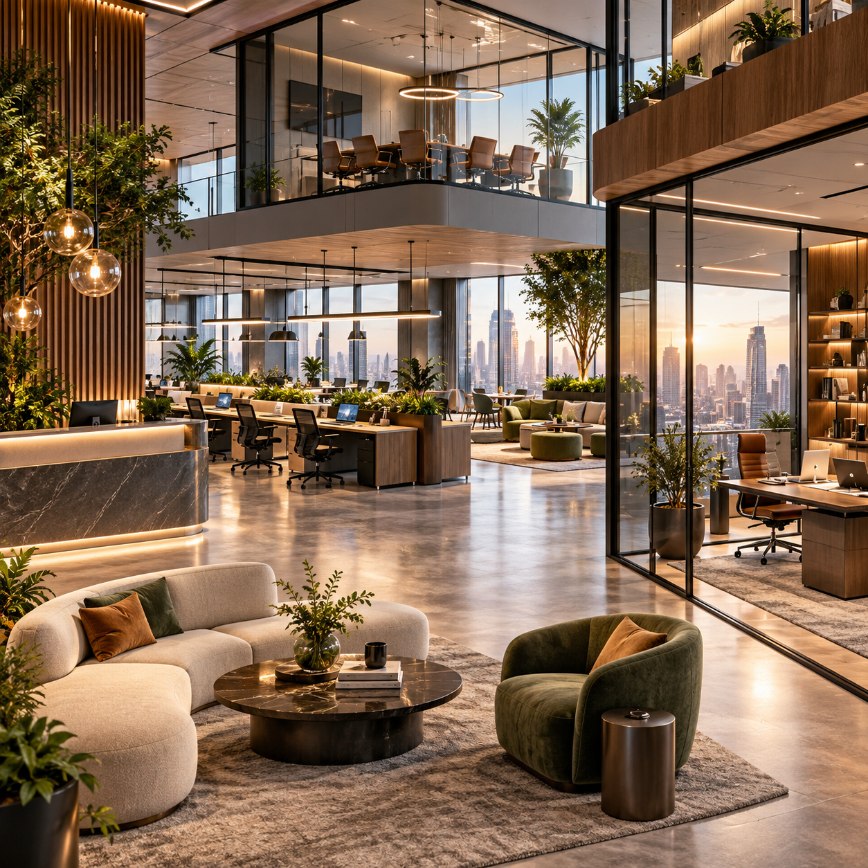Offices, Co-Working & Corporate Spaces